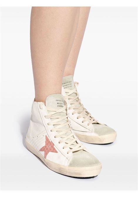 Sneakers classiche alte Francy in bianco di Golden Goose - donna GOLDEN GOOSE | GWF00113F00589582660